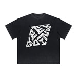 Heavy Fade Bold Typography T-Shirt
