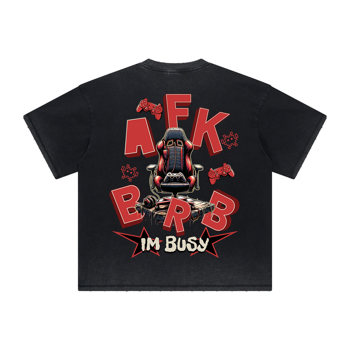 Heavy Fade Bold Typography T-Shirt