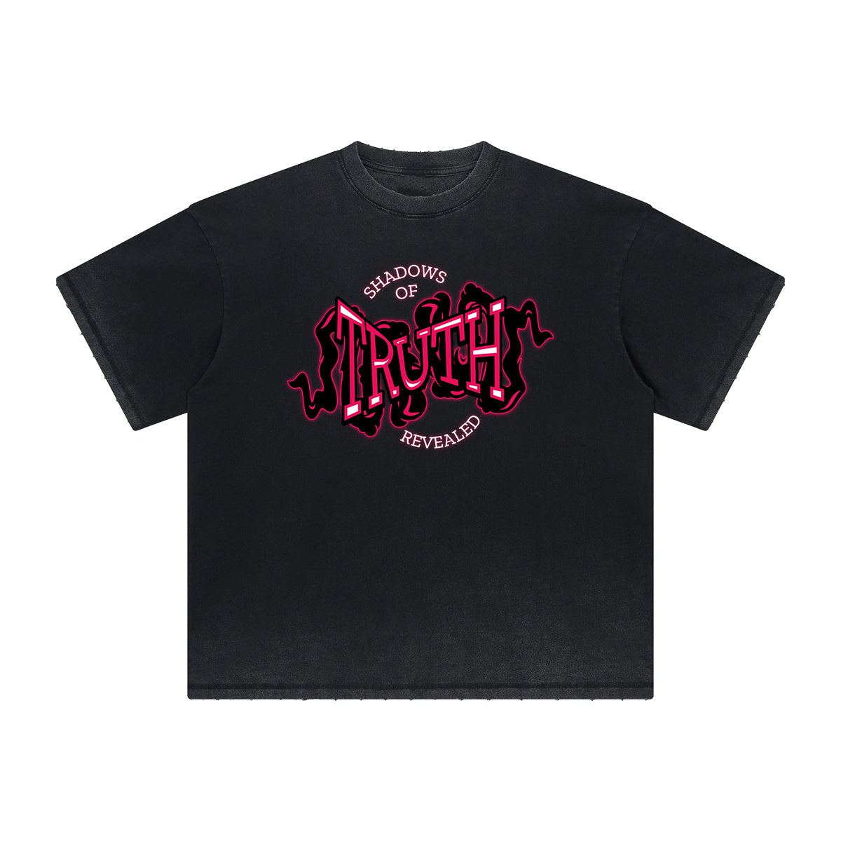 Heavy Fade Bold Typography T-Shirt