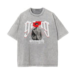 Washed Mystery Mask Graphic Cotton Tee