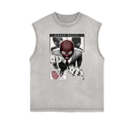 Frayed Edge Mystery Mask Graphic Tank Top