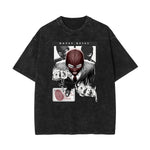 Stone Wash Mystery Mask Graphic T-Shirt