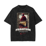 Stone Wash Mystery Mask Graphic T-Shirt