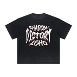 Vintage-Style Frayed Dark Aesthetic Tee