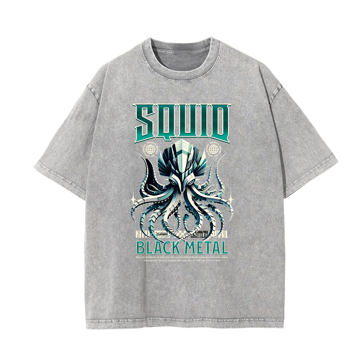 Washed Cotton Dark Aesthetic Tee