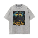 Washed Cotton Dark Aesthetic Tee