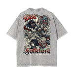 Washed Cotton Dark Aesthetic Tee