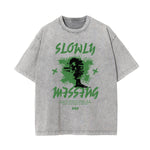 Washed Cotton Dark Aesthetic Tee