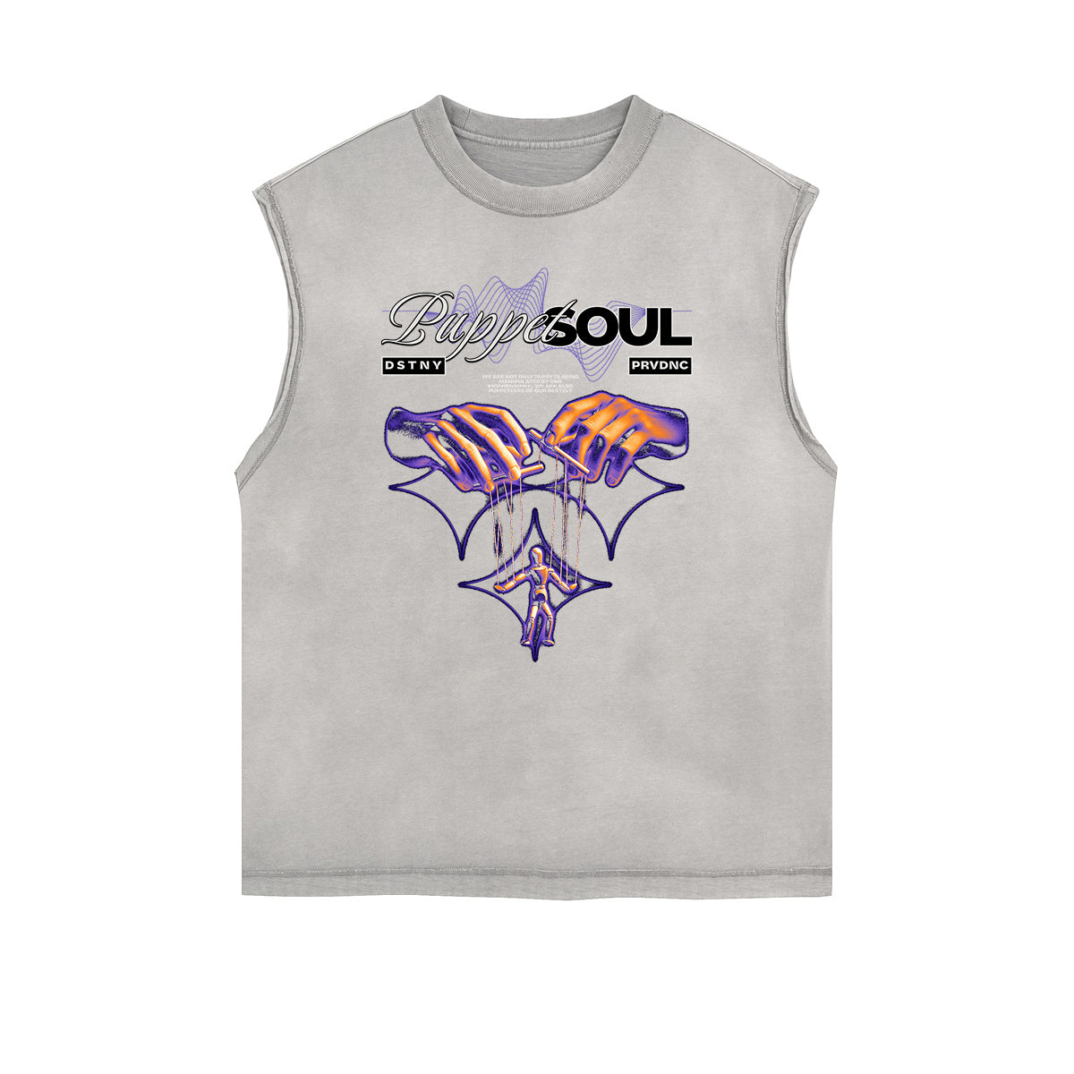 Dark Aesthetic Frayed-Edge Tank Top