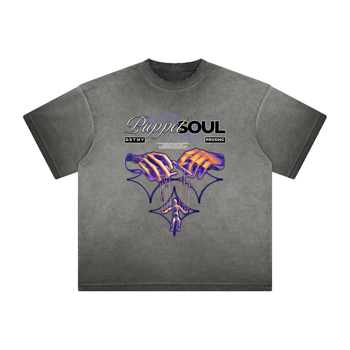 Faded Thick Dark Aesthetic Tee