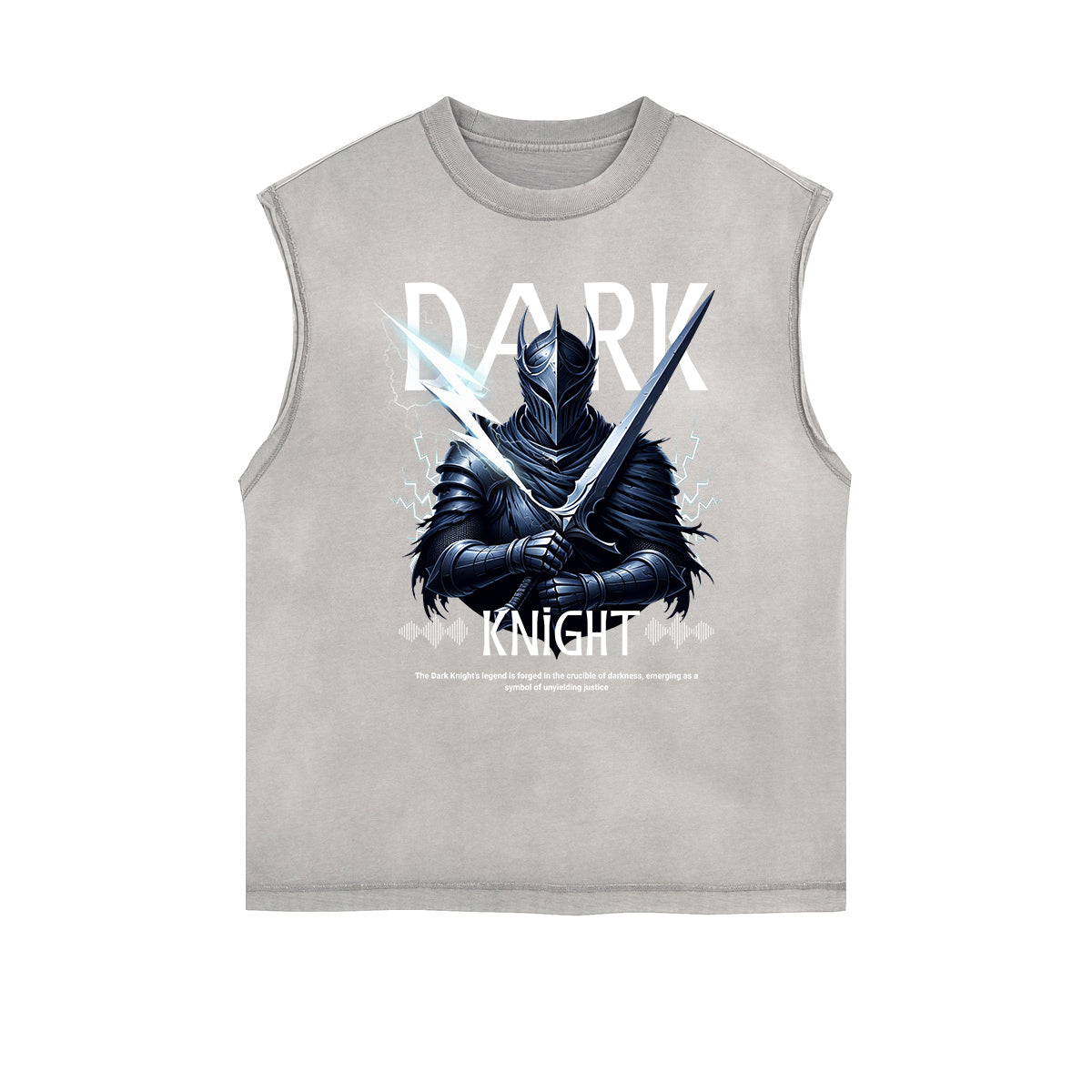 Dark Aesthetic Frayed-Edge Tank Top