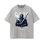 Washed Cotton Dark Aesthetic Tee