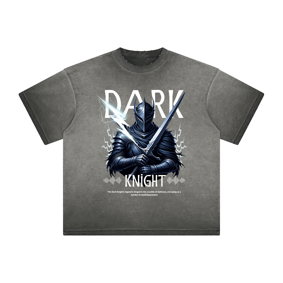 Faded Thick Dark Aesthetic Tee