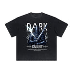 Vintage-Style Frayed Dark Aesthetic Tee