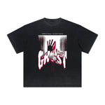 Vintage-Style Frayed Dark Aesthetic Tee