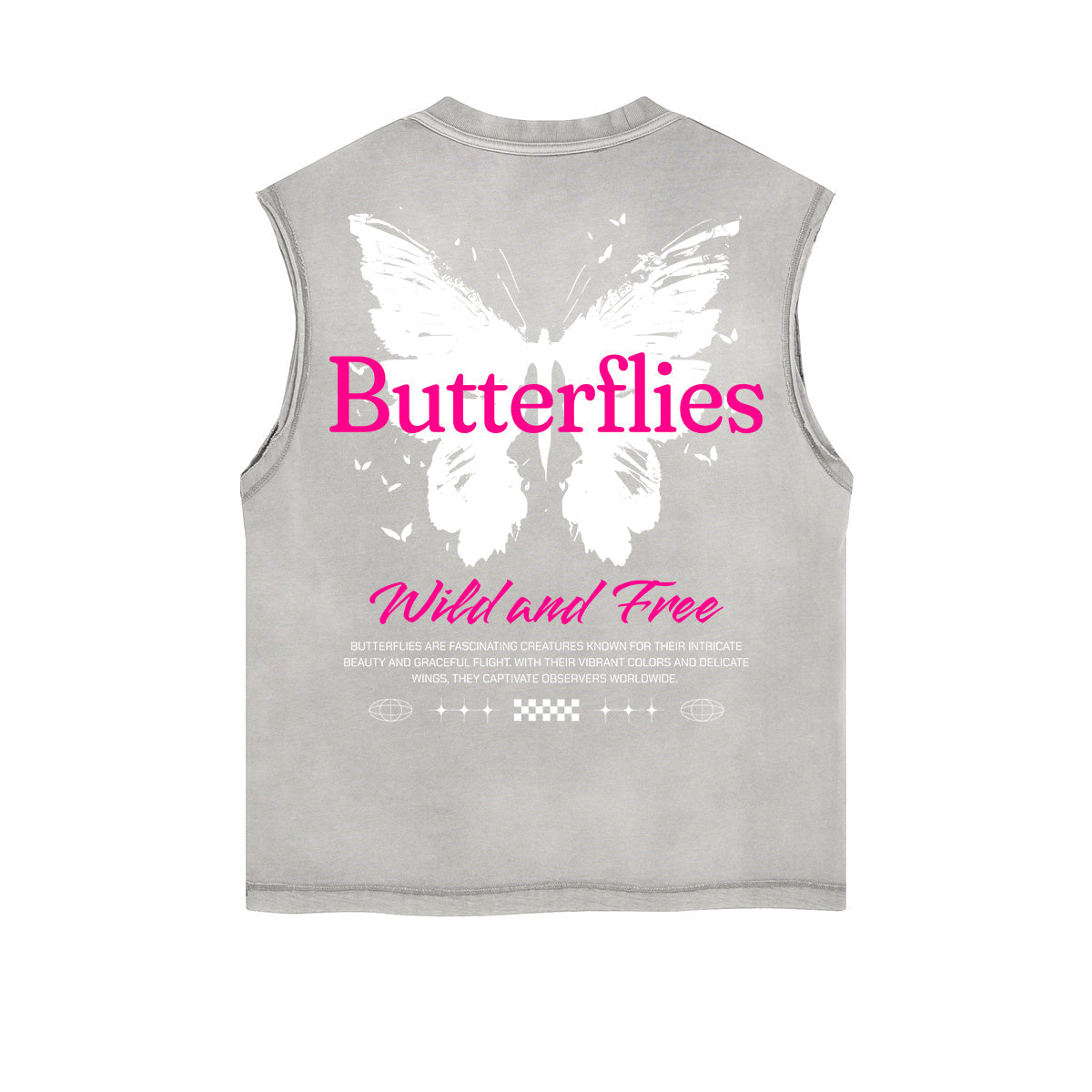 Dark Aesthetic Frayed-Edge Tank Top