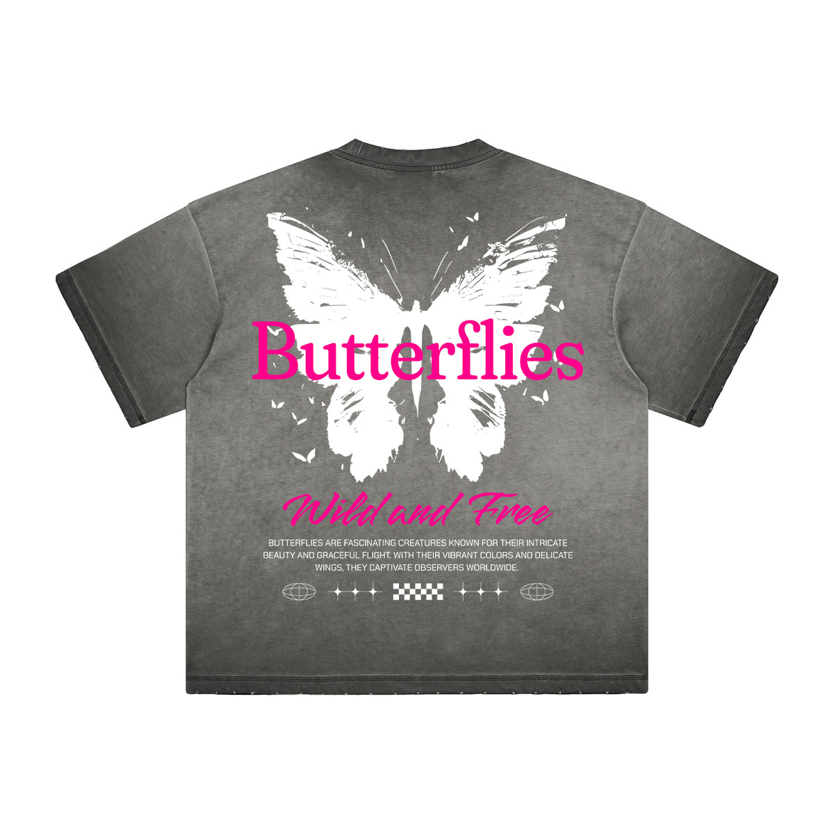 Faded Thick Dark Aesthetic Tee