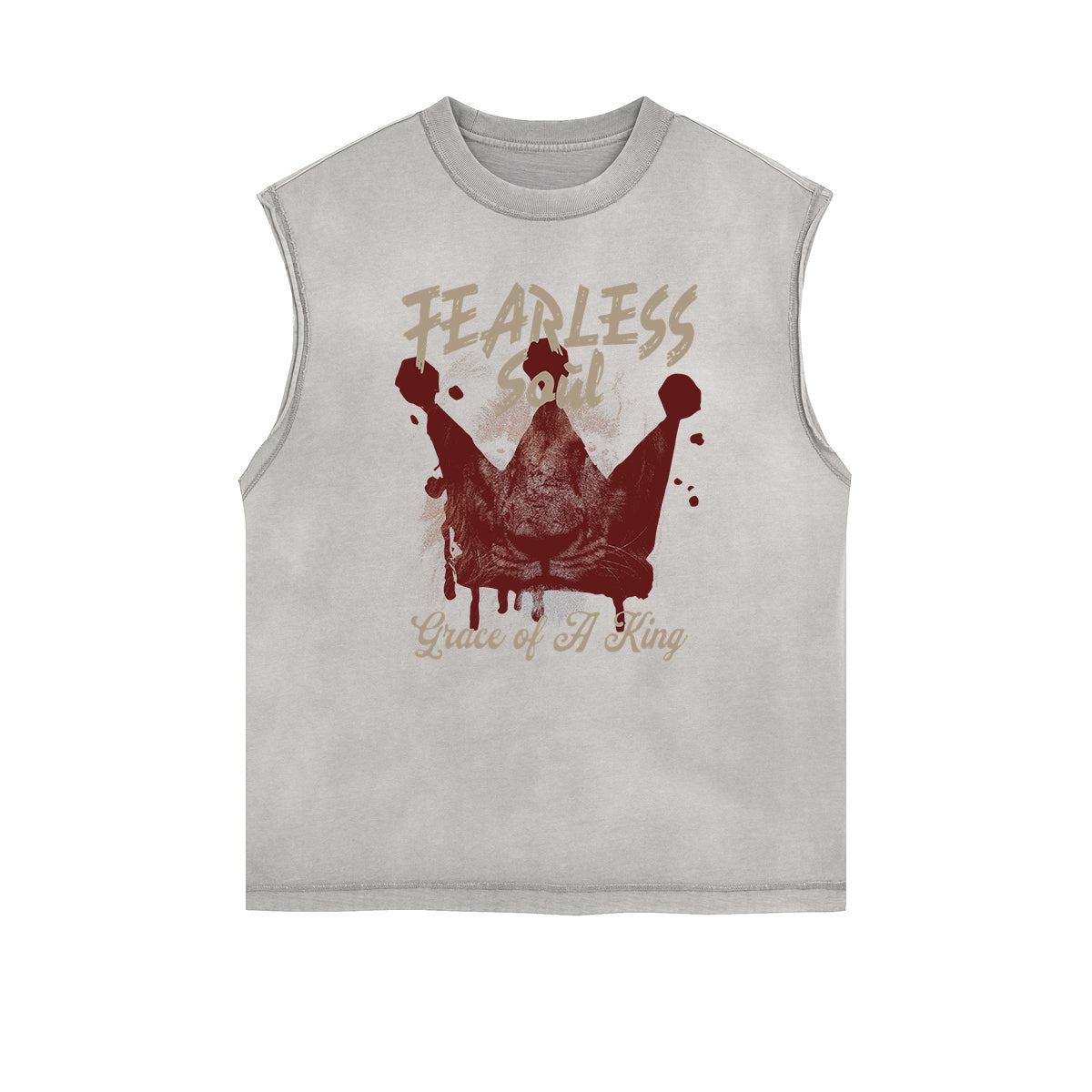 Dark Aesthetic Frayed-Edge Tank Top