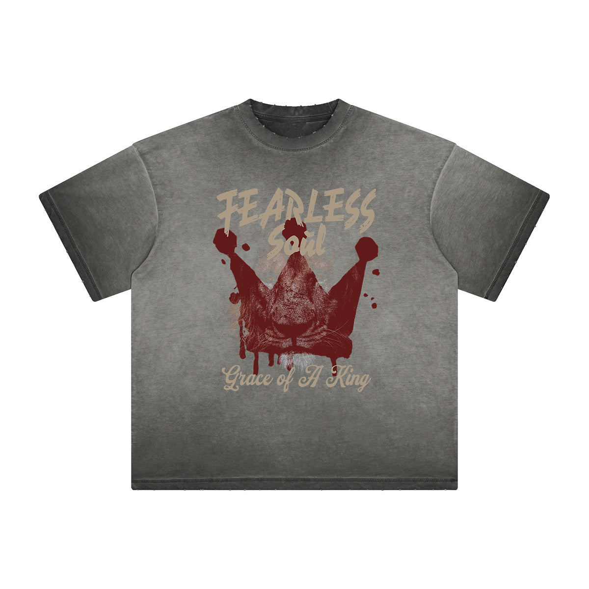 Faded Thick Dark Aesthetic Tee