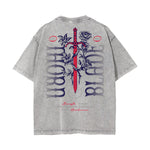 Washed Cotton Dark Aesthetic Tee