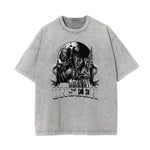 Stone-Washed Gothic Death Motif Tee