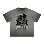 Heavyweight Washed Gothic Death Motif Tee