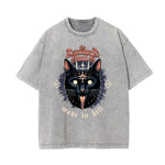 Stone-Washed Gothic Death Motif Tee