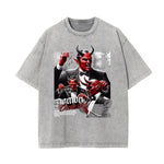 Stone-Washed Gothic Death Motif Tee