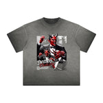 Heavyweight Washed Gothic Death Motif Tee