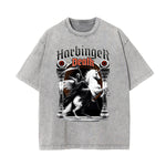 Stone-Washed Gothic Death Motif Tee