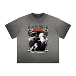 Heavyweight Washed Gothic Death Motif Tee