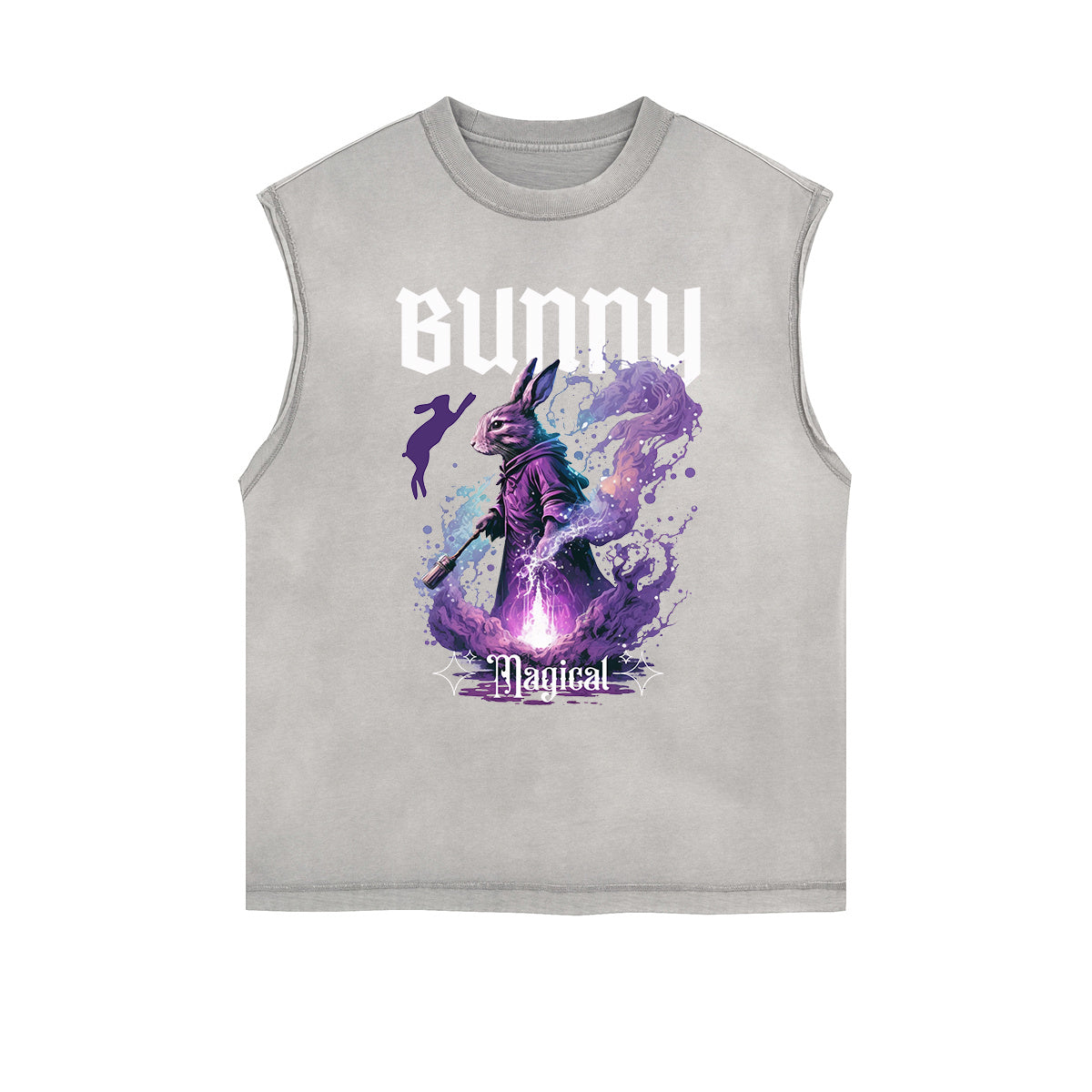 Frayed-Edge Gothic Death Motif Tank