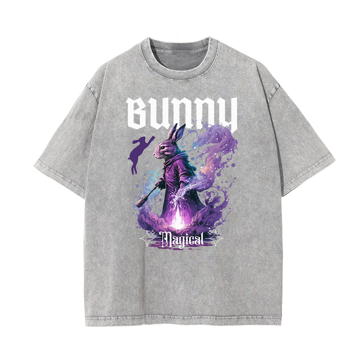 Stone-Washed Gothic Death Motif Tee