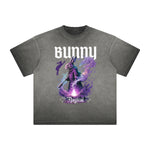 Heavyweight Washed Gothic Death Motif Tee