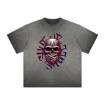 Heavyweight Washed Gothic Death Motif Tee