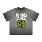 Heavyweight Washed Gothic Death Motif Tee