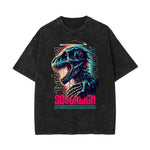 Washed Cotton Gothic Death Motif Tee