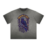 Heavyweight Washed Gothic Death Motif Tee