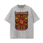 Stone-Washed Gothic Death Motif Tee