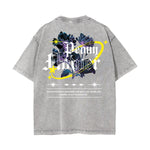Washed Cotton Flower Graphic Tee