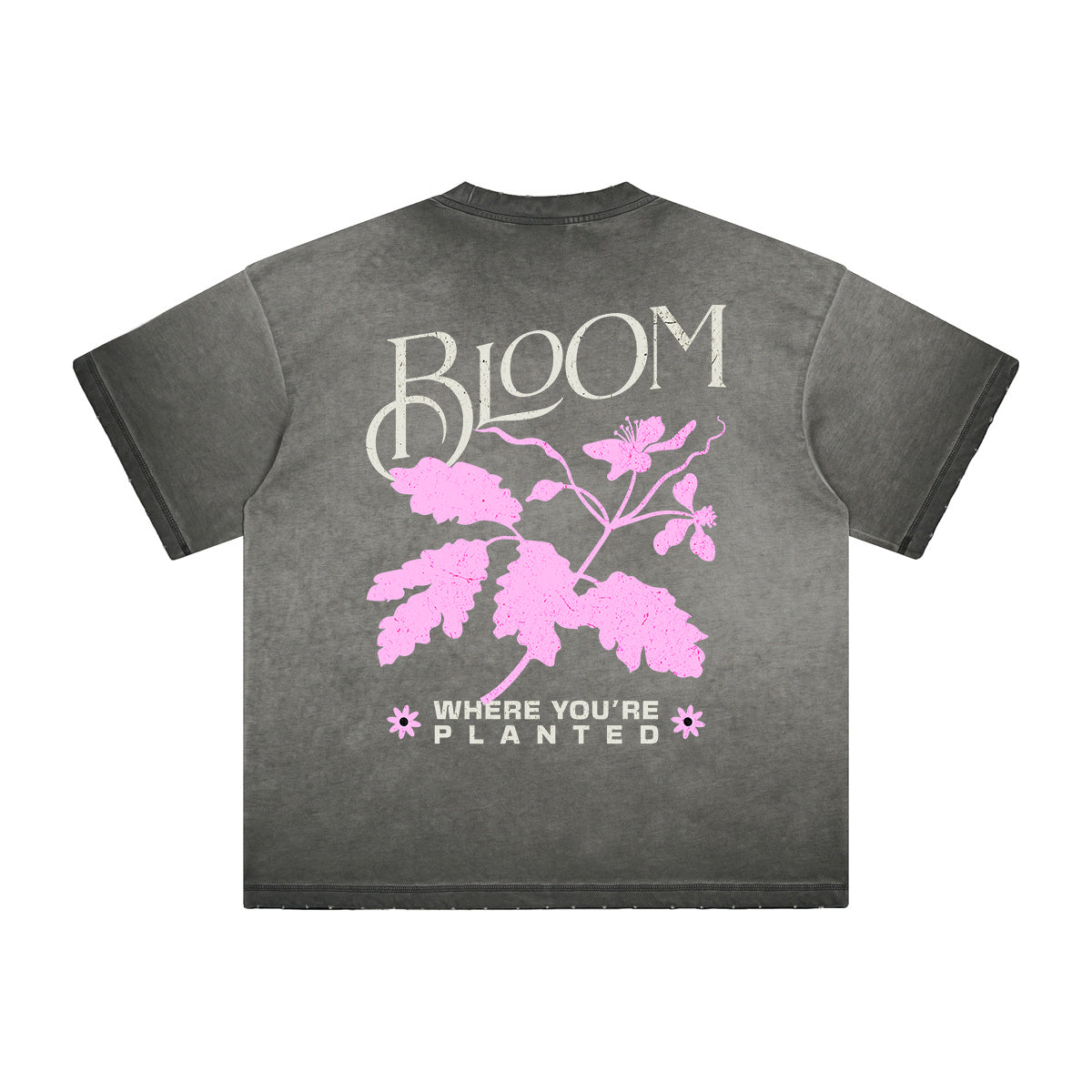 Heavyweight Washed Flower Graphic Tee