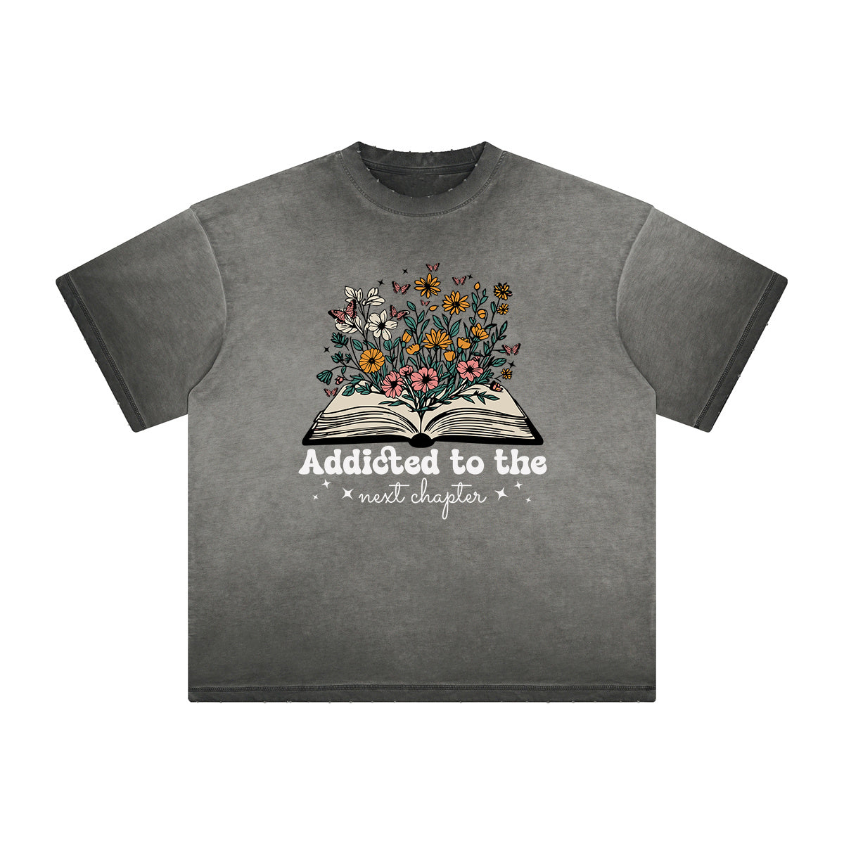 Heavyweight Washed Flower Graphic Tee