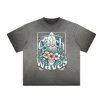 Heavyweight Washed Flower Graphic Tee