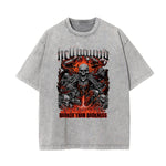 Washed Cotton Flame Graphic Tee