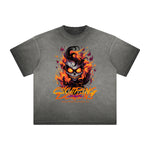 Heavyweight Washed Flame Graphic Tee