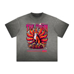 Heavyweight Washed Flame Graphic Tee