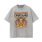 Washed Cotton Flame Graphic Tee