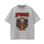 Washed Cotton Flame Graphic Tee