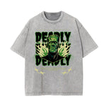 Washed Cotton Flame Graphic Tee