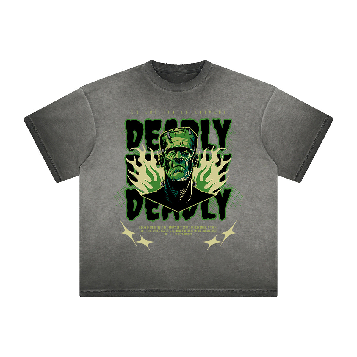 Heavyweight Washed Flame Graphic Tee